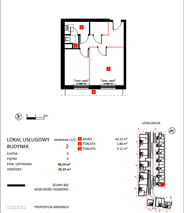 Lokal usługowy /osiedle mieszkaniowe/ pod biuro/gabinet Wrocław - zdjęcie 6
