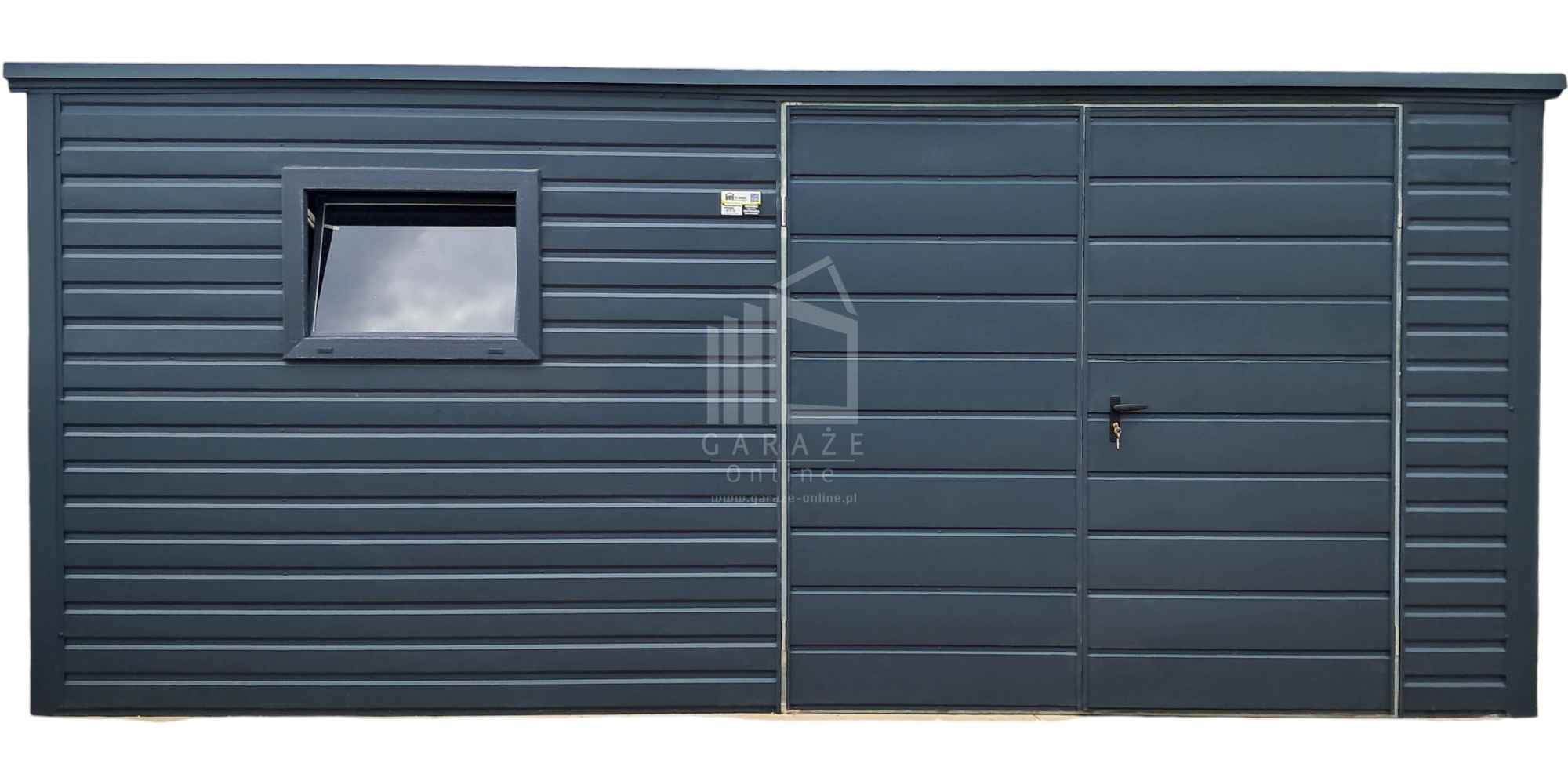 Schowek - domek ogrodowy 4,5x2m  brama dwuskrzydłowa okno  dach  ID995 Zgorzelec - zdjęcie 1