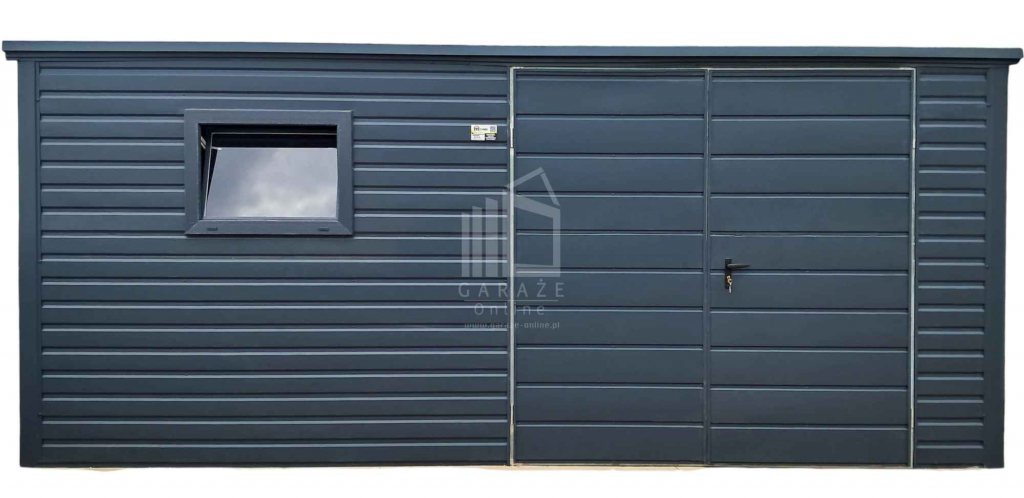 Schowek - domek ogrodowy 4,5x2m  brama dwuskrzydłowa okno  dach  ID995 Zgorzelec - zdjęcie 1