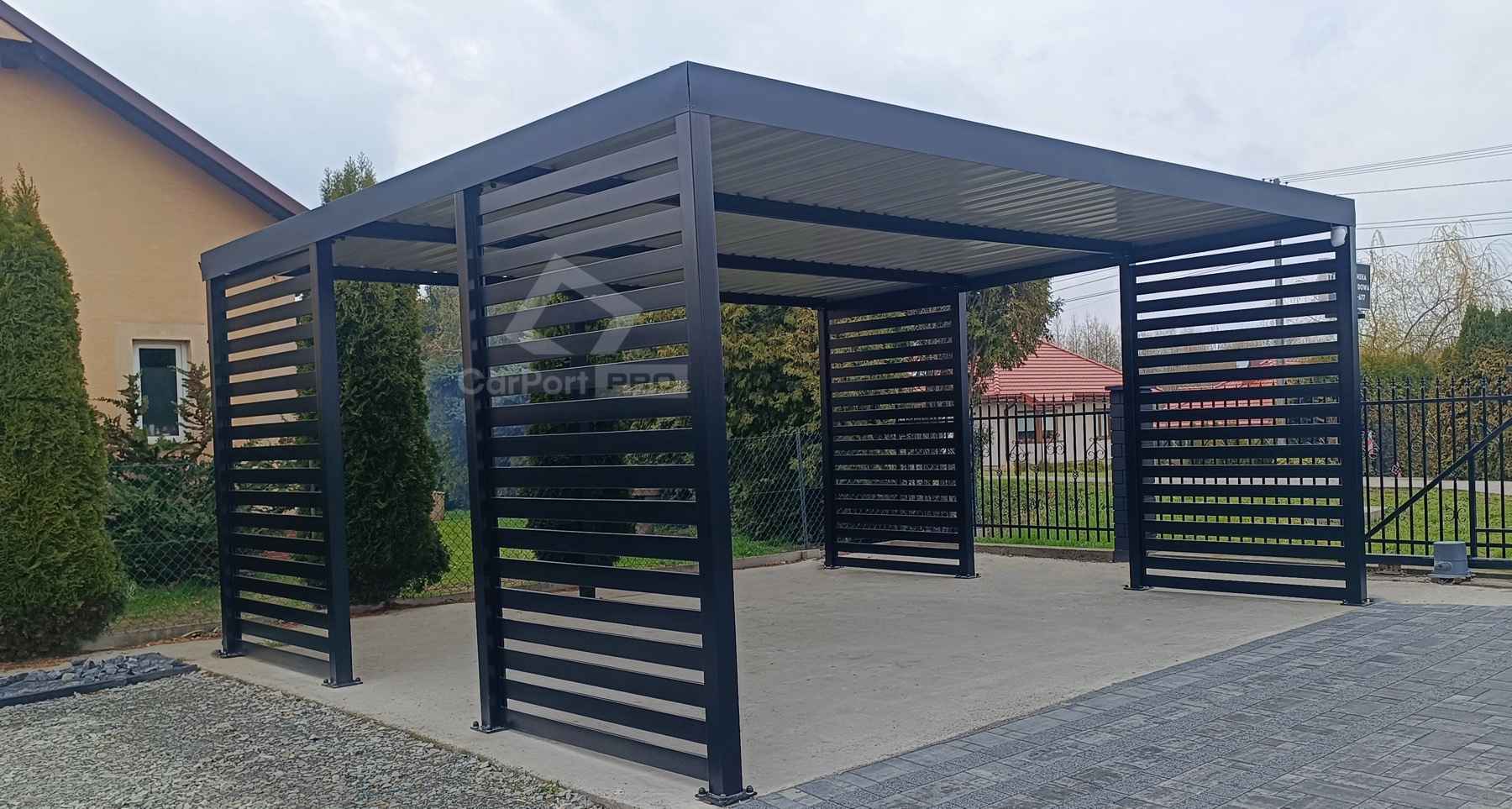CarPort PREMIUM - wiata samochodowa 5x5 dodatkowa zabudowa CP112 Olsztyn - zdjęcie 3