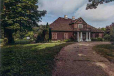 Wspaniały modrzewiowy Dwór z ogrodem i z 2 stawami Sulerzyż - zdjęcie 3