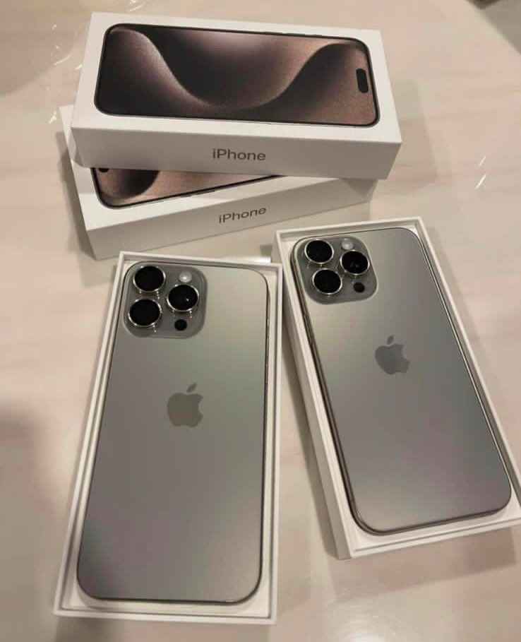 Apple iPhone 15 Pro 128GB  550 EUR , iPhone 15 Pro Max 256GB  600 EUR Bemowo - zdjęcie 1