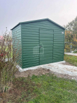 Schowek Domek ogrodowy 3x2m  drzwi - zielony - dach dwuspadowy ID780 Sanok - zdjęcie 5