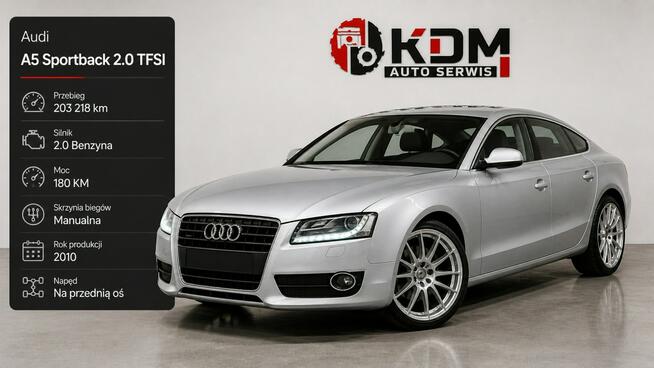 Audi A5 Sportback 2010 2.0 180KM Szczecin - zdjęcie 1