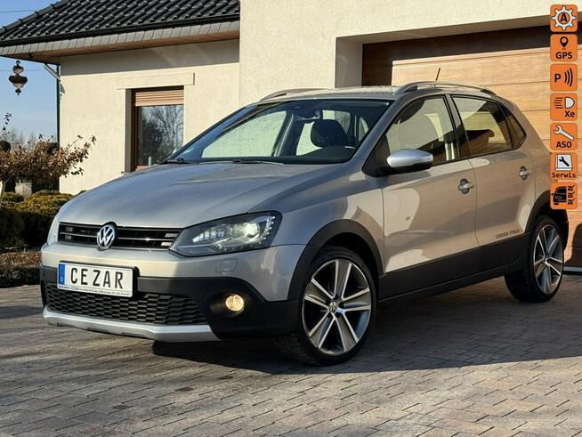 Volkswagen Polo Cross 11r. automat nawigacja bezwypadkowy ledy xenon Konradów - zdjęcie 1