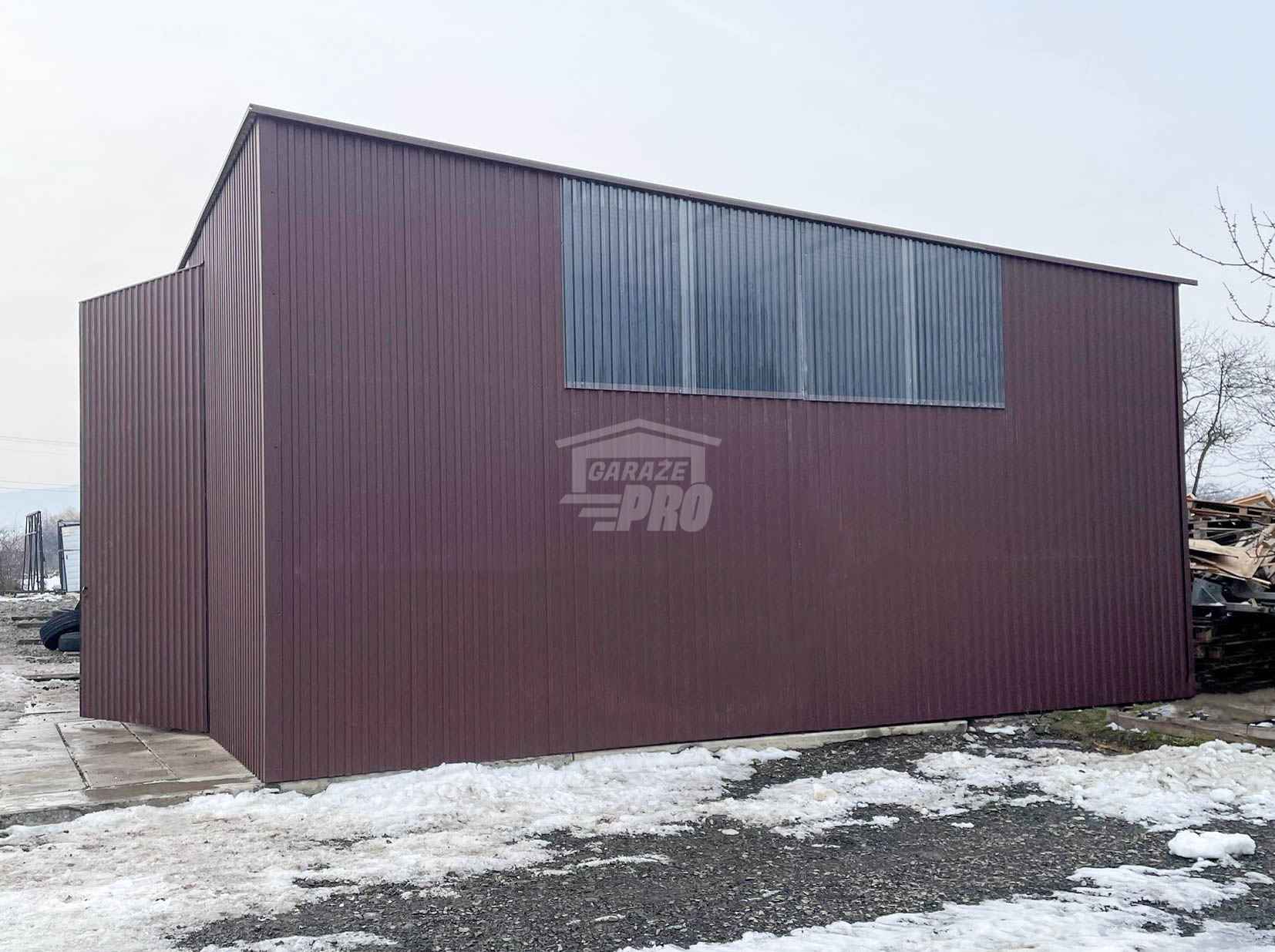 Hala blaszana - Magazyn 9x8m - Brama dwuskrzydłowa dach GP587 Dąbrowa Górnicza - zdjęcie 3