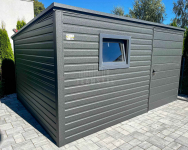 Schowek - domek ogrodowy 3x3m - drzwi - okno - antracyt - dach  TS1202 Jastrowie - zdjęcie 2