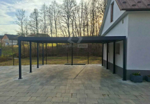 Carport PREMIUM - Wiata samochodowa 7x5m - antracyt CP134 Biała Podlaska - zdjęcie 3