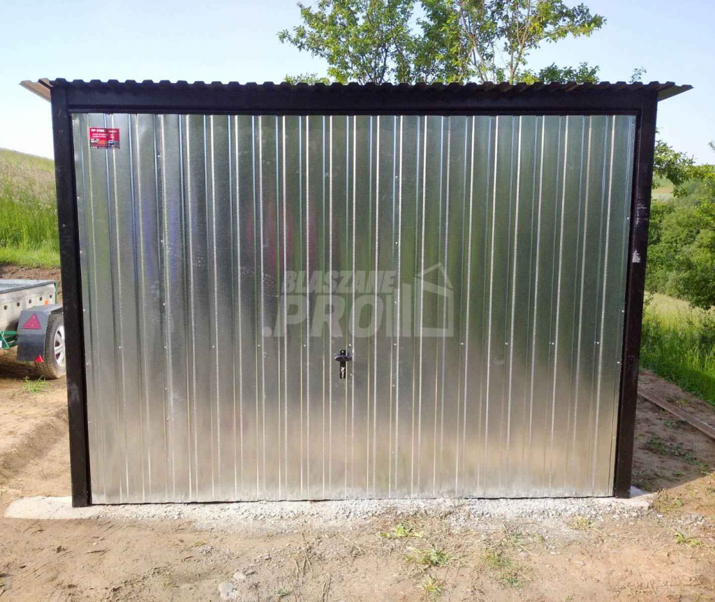 Garaż blaszany 3x5 Brama - ocynk - spad w tył GP188 Jelenia Góra - zdjęcie 7
