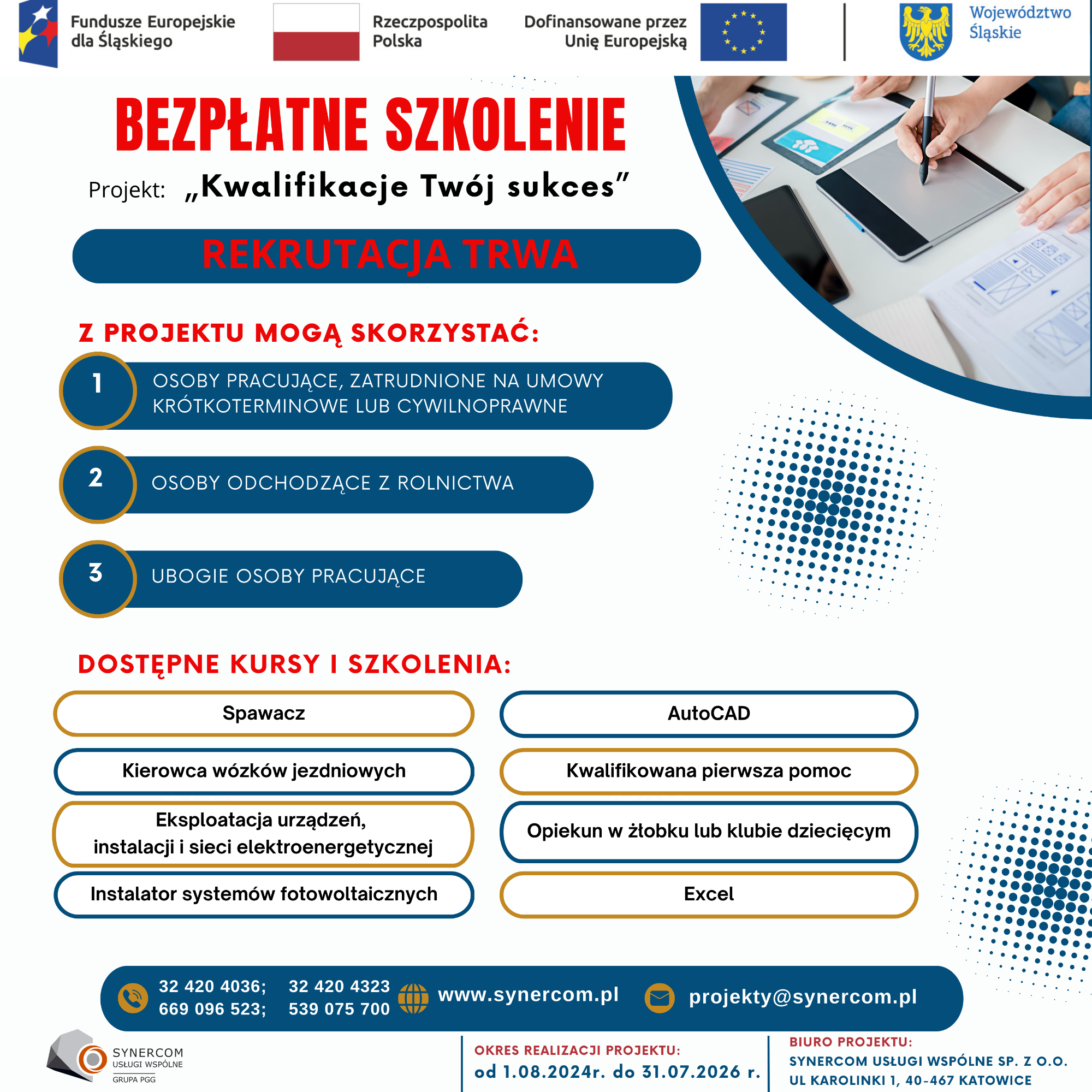 PROJEKT "KWALIFIKACJE TWÓJ SUKCES" Katowice - zdjęcie 1