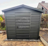 Schowek domek ogrodowy 2x2m  antracyt - dach dwuspadowy ID1080 Ostrowiec Świętokrzyski - zdjęcie 4