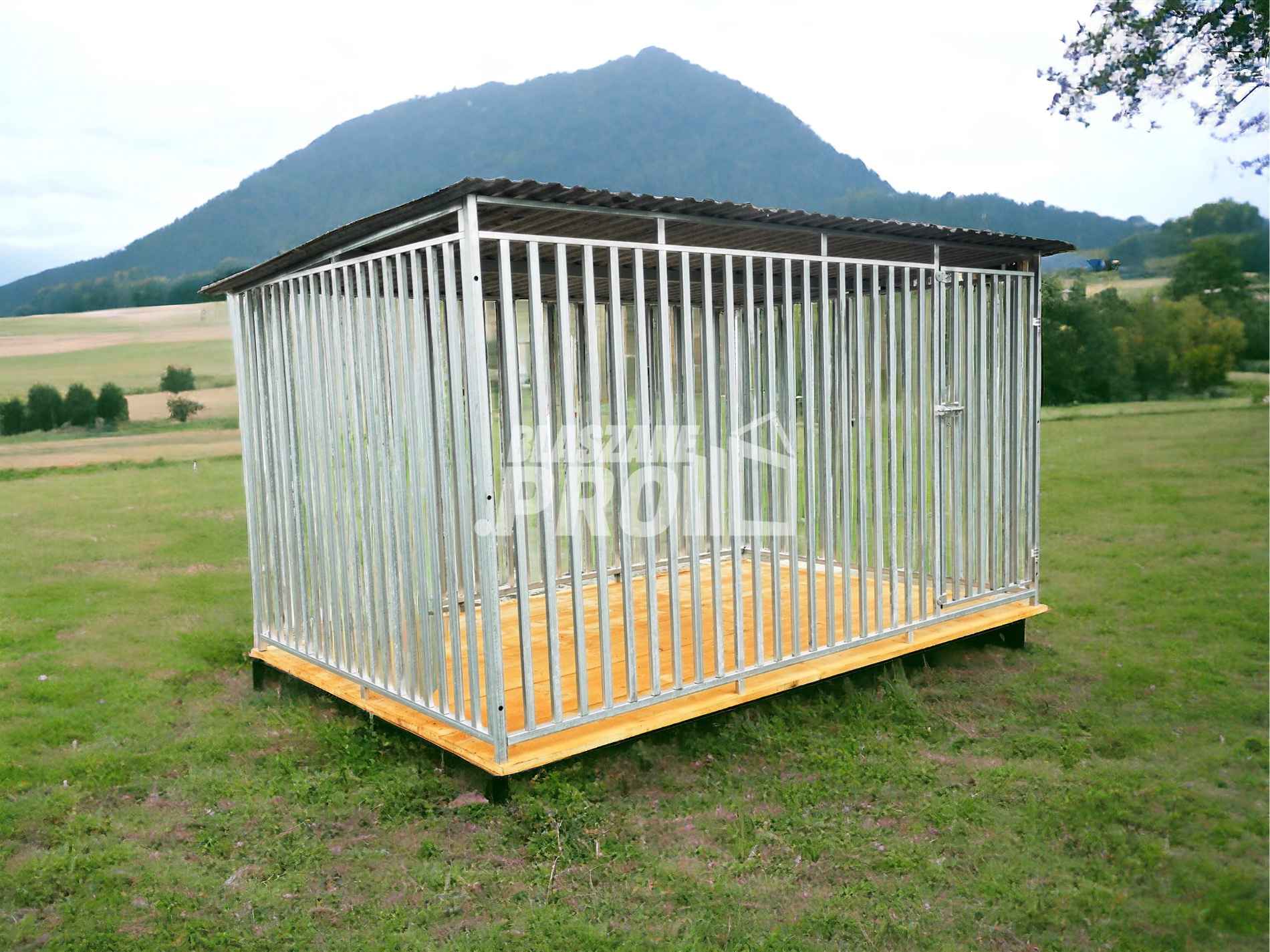 Kojec dla Psa 3x2m  z profili zamkniętych + Podłoga drewniana GP269 Ostrowiec Świętokrzyski - zdjęcie 2