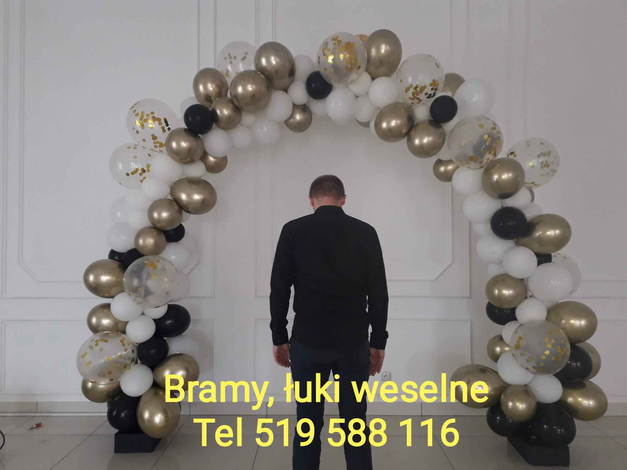 pudła z balonami na prezent, bramy weselne, balony z helem Toruń - zdjęcie 1