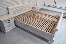 łóżko z materacami i szafkami - komplet jak nowy Olsztyn - zdjęcie 4