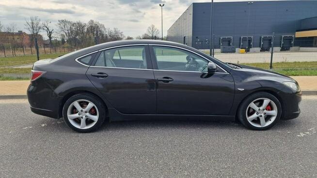 Mazda 6 FILM 2.0D 2008r 140KM Klima Tempomat AUX Isofix Alu Pabianice - zdjęcie 7