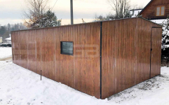 Garaż blaszany 5x8 wolnostojący Brama uchylna Okno drzwi Dach  GB176 Łomża - zdjęcie 10