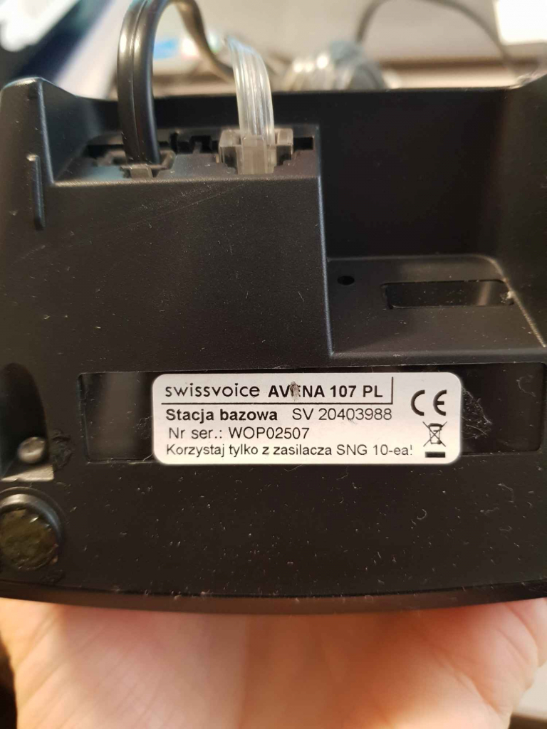 Telefon stacjonarny bezprzewodowy Swissvoice Avena 107 - 2 szt. Nowe Miasto - zdjęcie 2