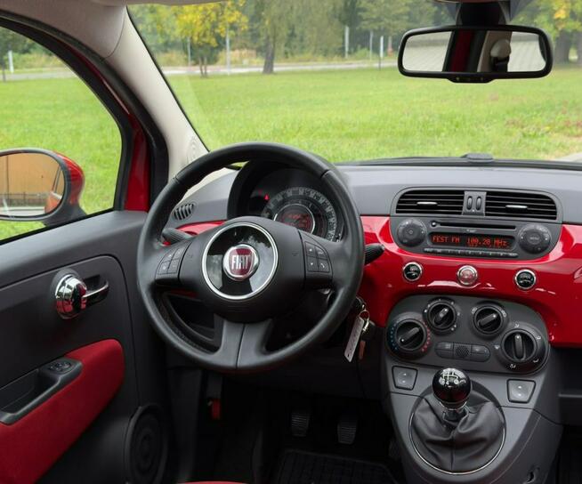 Fiat 500 panorama/elektryka/super stan/aso/gwarancja/czujniki Ruda Śląska - zdjęcie 9