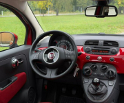 Fiat 500 panorama/elektryka/super stan/aso/gwarancja/czujniki Ruda Śląska - zdjęcie 9