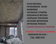 Skuwanie i naprawa posadzek / kucie betonu / rozbiórki i wyburzenia