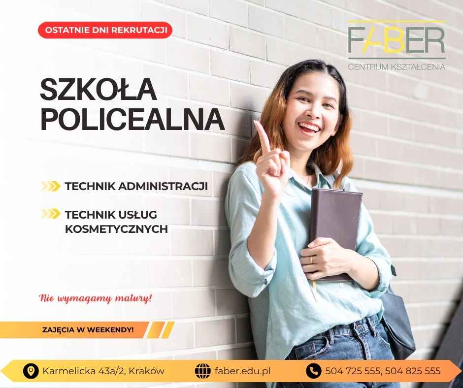 Szkoła policealna Kraków – ostatnie dni zapisów na semestr jesienny Śródmieście - zdjęcie 1