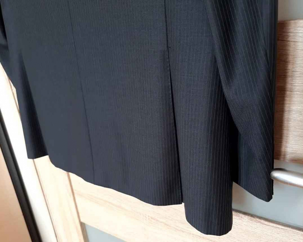 Marynarka, wełniana, ciemnoszara, na 182 cm wzrostu - jak nowa Bielany - zdjęcie 6