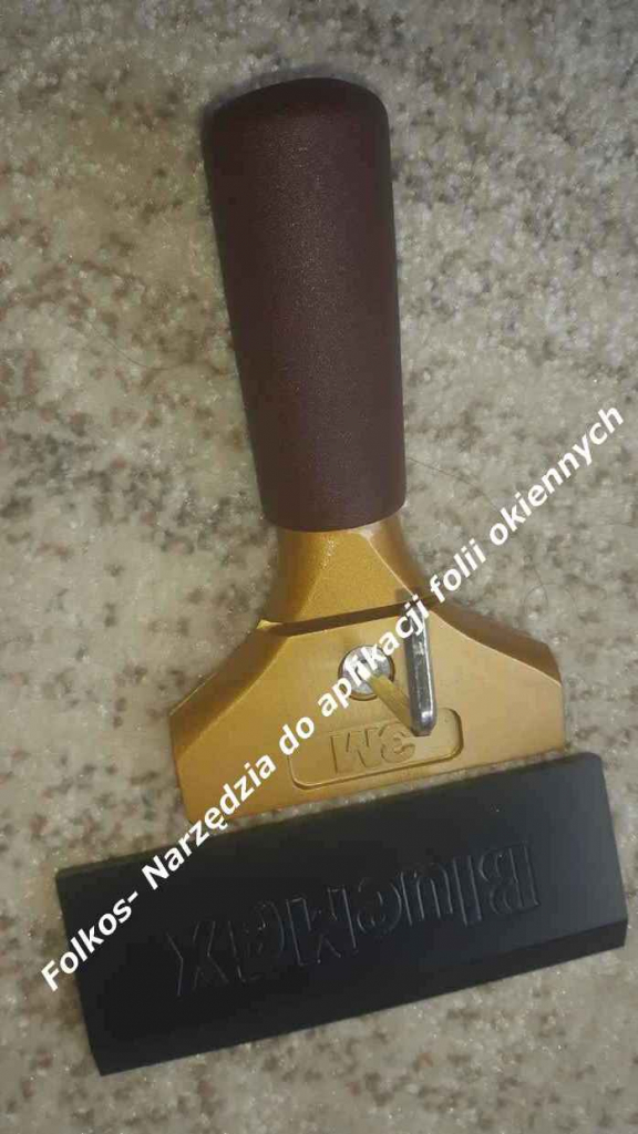 Narzędzia do montażu folii okiennych -Rakle- Folkos folie okienne Wwa Białołęka - zdjęcie 1