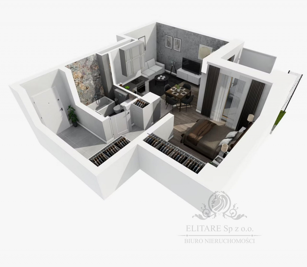 Mieszkanie 41,01m2 + ogórd i taras  widokiem na Odrę/Kleczków Wrocław - zdjęcie 10