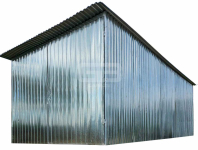 Garaż 3×5 m blaszany – II gat konstrukcja wolnostojąca na budowe GB113