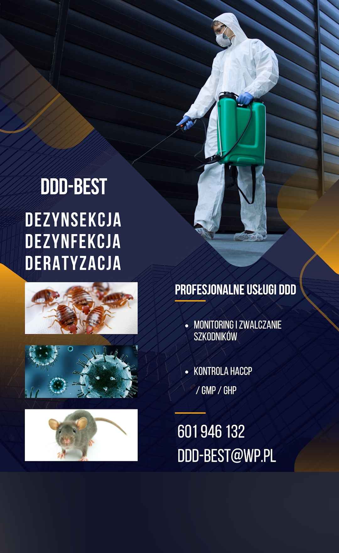 DDD Deratyzacja Dezynsekcja Odpluskwianie HACCP Częstochowa - zdjęcie 1