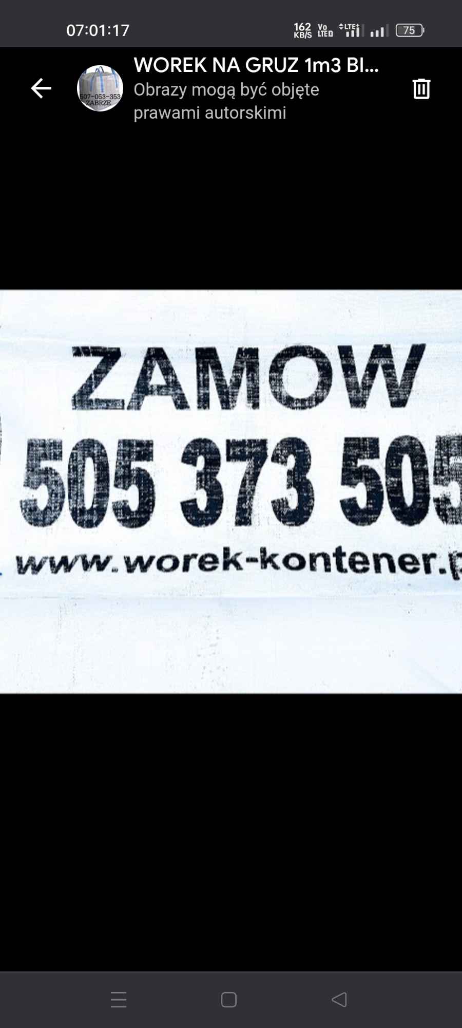 Bytom Worek na Gruz z dostawą  W w w. Worek - kontener . PL Tychy - zdjęcie 1