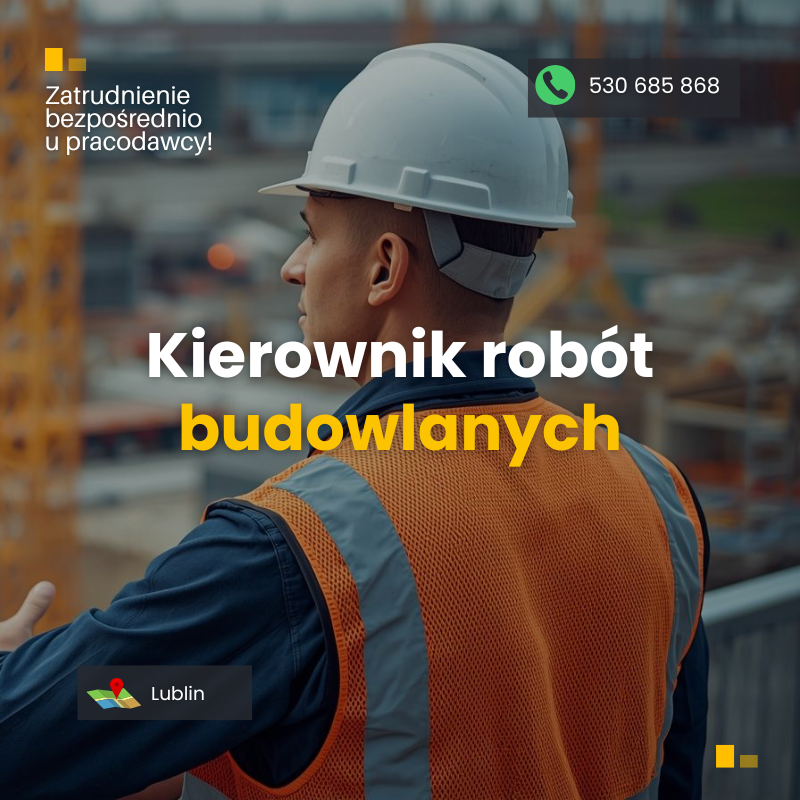 Kierownik robót budowlanych Lublin - zdjęcie 1