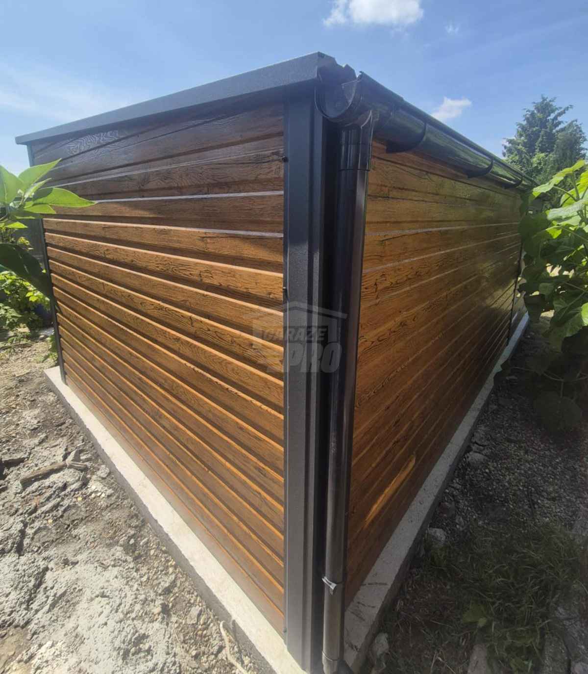 Schowek Domek Ogrodowy 4x2,5m + wiata 2m drzwi okno  dach rynny  GP695 Kalisz - zdjęcie 5