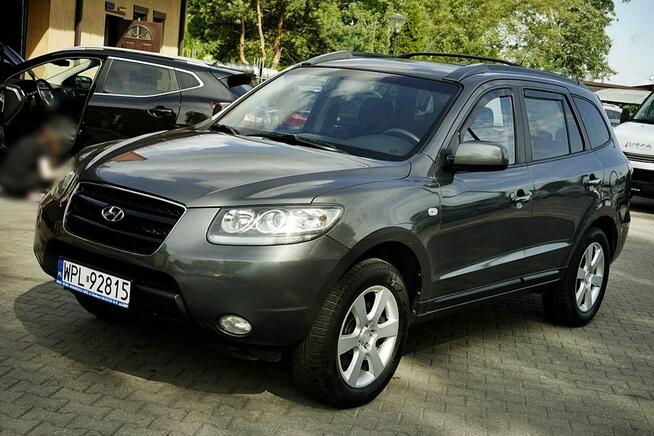 Hyundai Santa Fe 2,2CRDI Klima, skóra, alu R18, 150KM, 2008r. Płock - zdjęcie 9
