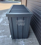 Zabudowa koszy na śmieci wiata obudowa 177x65x110 cm 3x120L  GP711 Stargard - zdjęcie 11