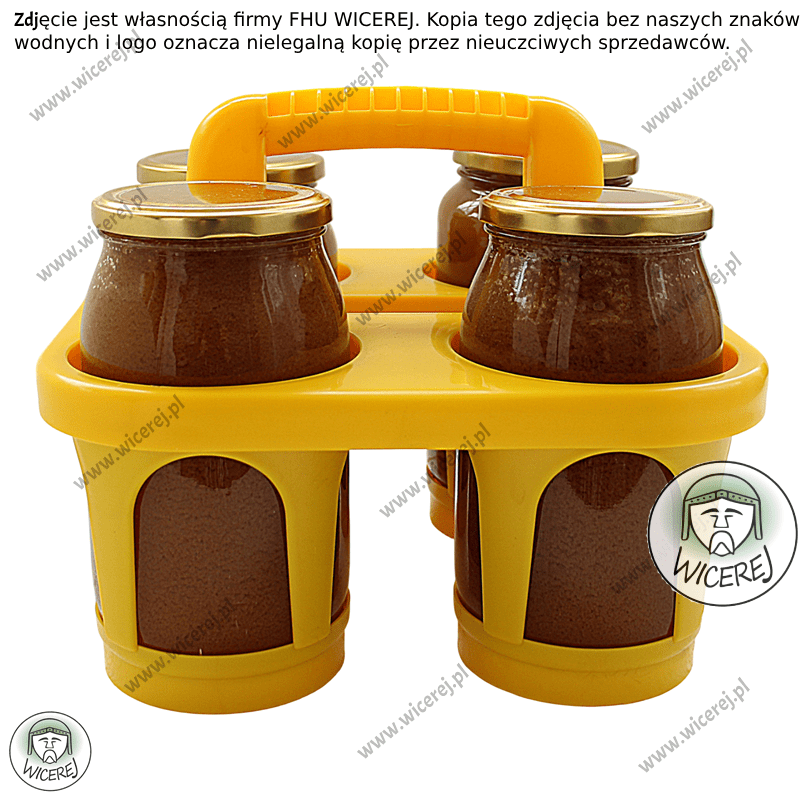 Koszyk do transportu słoików Solidny, Gruby Plastik, Kobiałka miód Jaśliska - zdjęcie 10