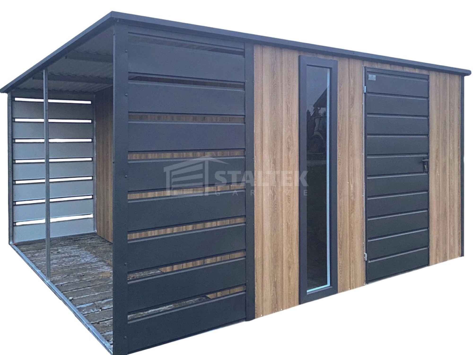 Schowek – domek ogrodowy 3×3 – wiata 1×3 – drzwi – okno dach  ST224 Rzeszów - zdjęcie 1