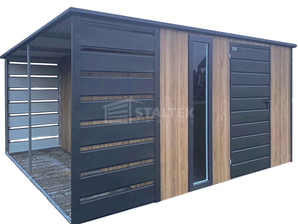 Schowek – domek ogrodowy 3×3 – wiata 1×3 – drzwi – okno dach  ST224 Rzeszów - zdjęcie 1