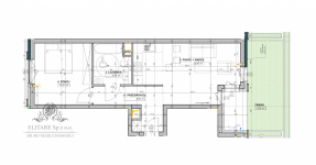 Apartament 2 pokojowy 53,99m2 z tarasem tuż obok SkyTower Wrocław - zdjęcie 4
