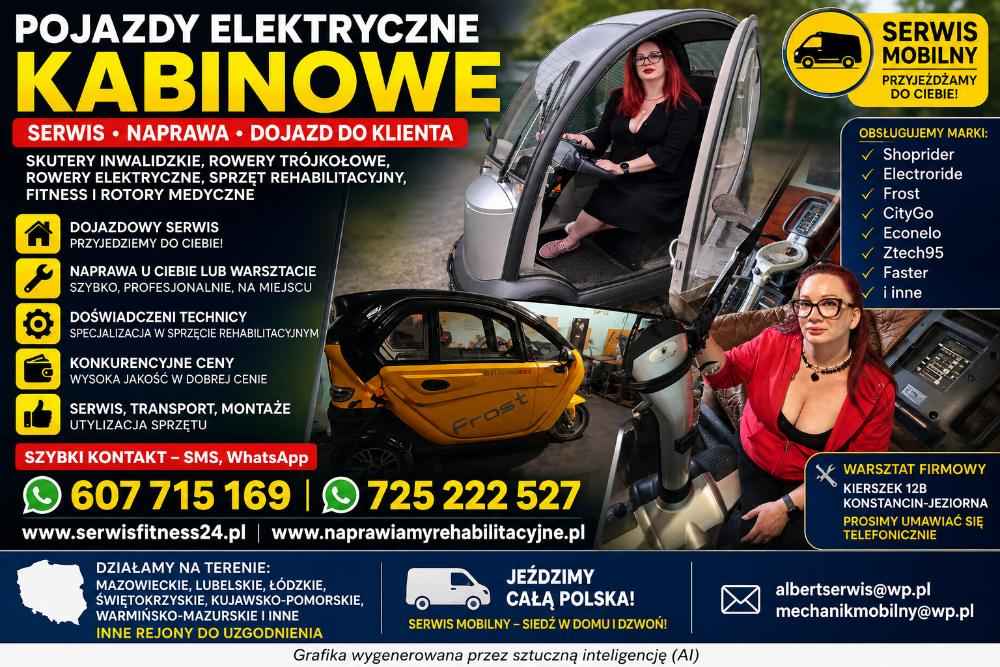 Serwis naprawa skuterów inwalidzkich SHOPRIDER, wózków, rotorów Konstancin-Jeziorna - zdjęcie 11