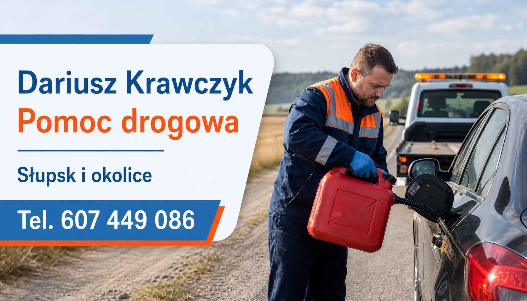 Krawczyk: pomoc drogowa dla Słupska, Lęborka i Sierakowic Słupsk - zdjęcie 1