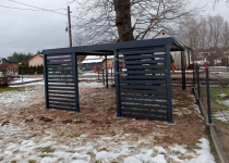 Carport PREMIUM - Wiata samochodowa 5x5 dodatkowa zabudowa ID1157 Żnin - zdjęcie 6