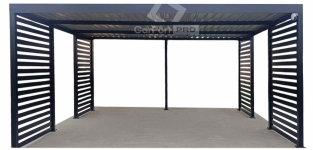 CarPort PREMIUM - wiata samochodowa 5x5  dodatkowa zabudowa  CP114