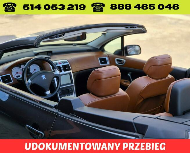 Peugeot 307 CC • benzyna • KABRIOLET • KAMERA COFANIA • ALU • KLIMA Nowe Miasto Lubawskie - zdjęcie 5