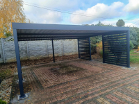 CarPort PREMIUM - wiata samochodowa 6x5  dodatkowa zabudowa TS1224 Białystok - zdjęcie 2