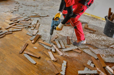 Skuwanie kafli,glazury,tapety,tynków w mieszkaniu Wroclaw