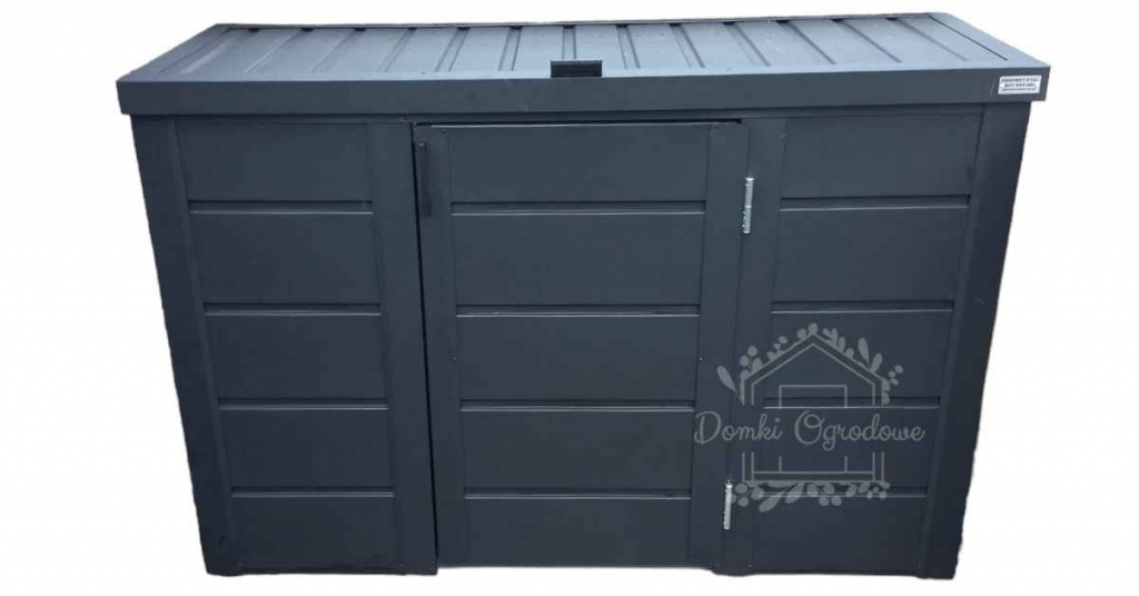 Zabudowa koszy na śmieci  177x65x110 cm 3x120L antracyt ID498 Cieszyn - zdjęcie 1