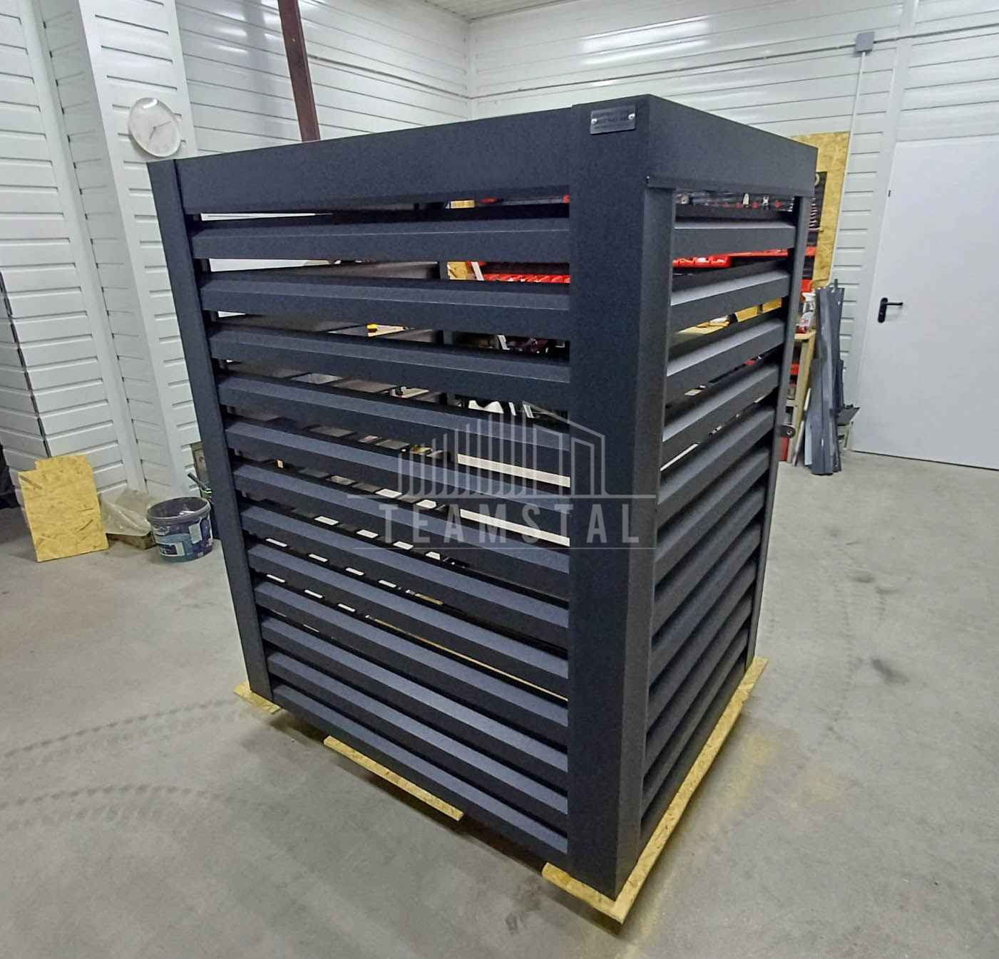 Osłona klimatyzatora – pompy ciepła 100x60x160 cm antracyt TS1218 Radom - zdjęcie 5