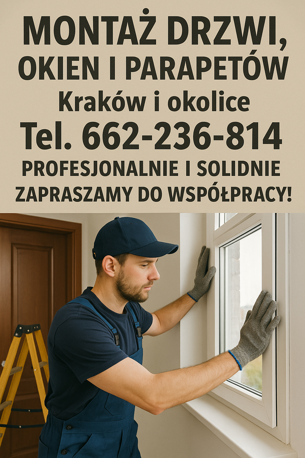 Montaż okien drzwi wewnętrznych,zewnętrznych oraz parapetów. Trojanowice - zdjęcie 2