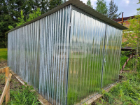 Garaż 3×5 m blaszany – II gat konstrukcja wolnostojąca na budowe GB111 Toruń - zdjęcie 5